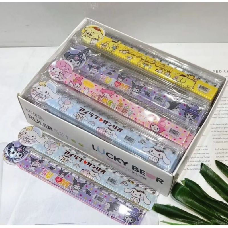 

Penggaris Karakter Sanrio / Penggaris 15Cm / Penggaris Anak Sekolah