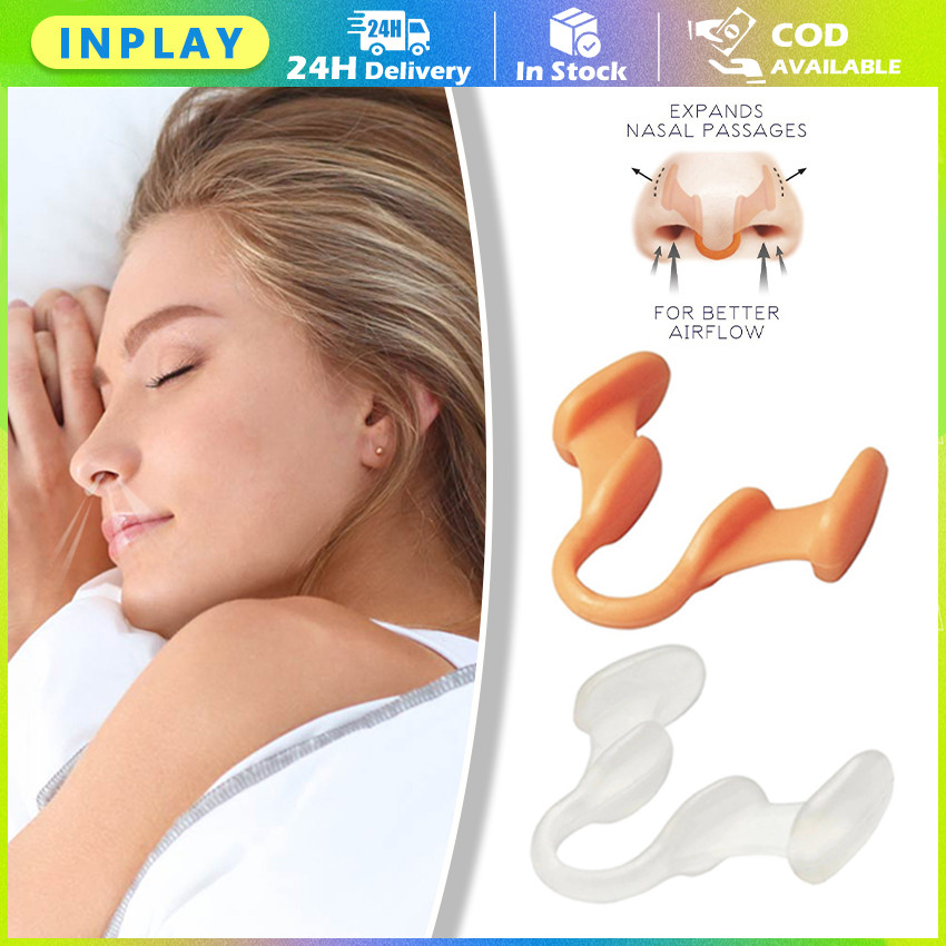 Snoring Stopper Magnet / Alat Anti Ngorok Saat Tidur Bahan Gel Silikon Penjepit Hidung