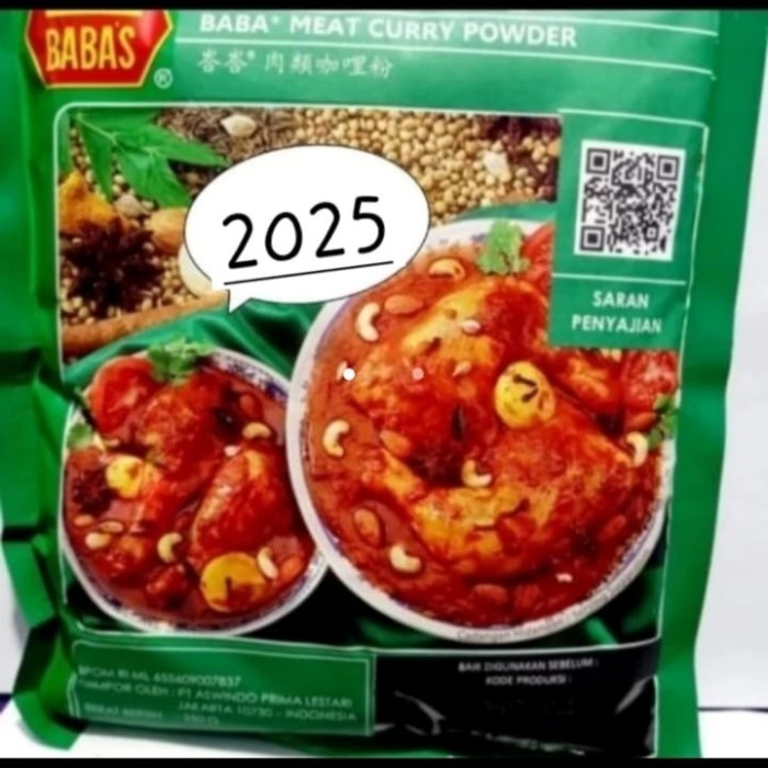 

✨TERLARIS -BABAS MEAT CURRY / BUMBU SERBUK KARI DAGING 250 GRAM