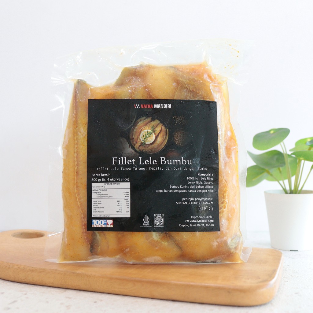 

300g Fillet Lele Bumbu Kuning - Vatra Mandiri