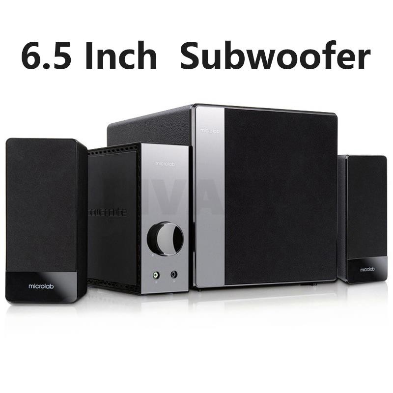 6.5 Inch High Power Super Subwoofer Two-Way Amplifier Surround Sound Box Desktop Speaker Home Theate