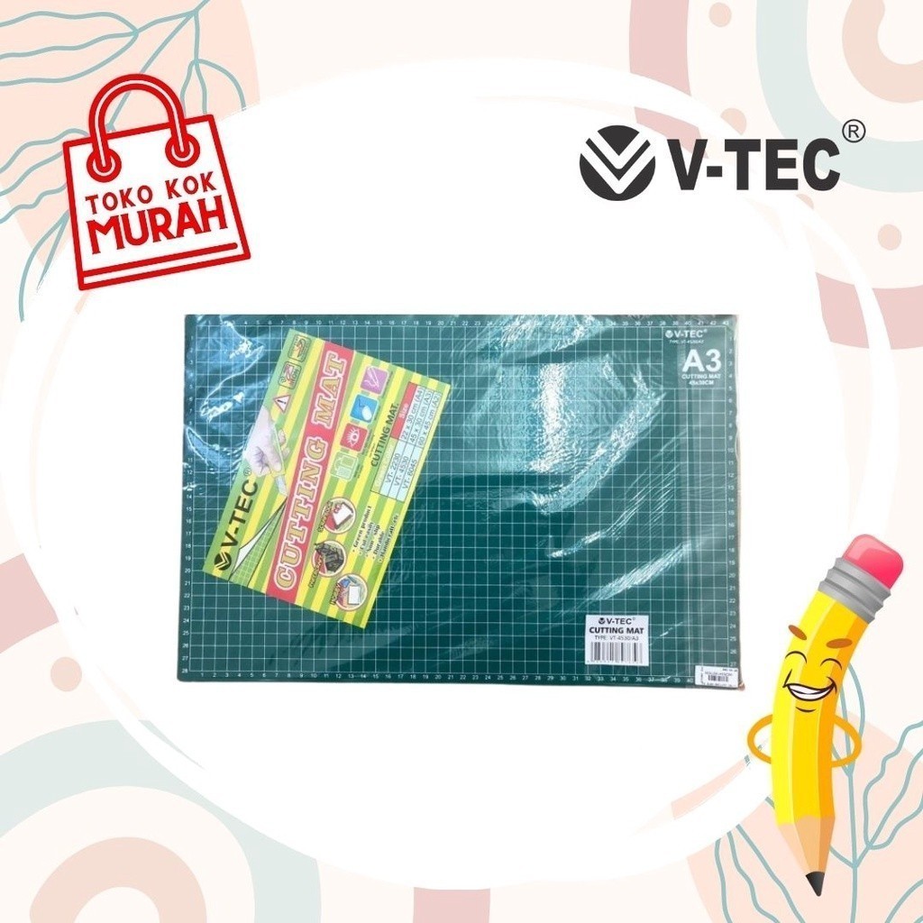 

V-TEC CUTTING MAT UKURAN A3 A4 HIJAU