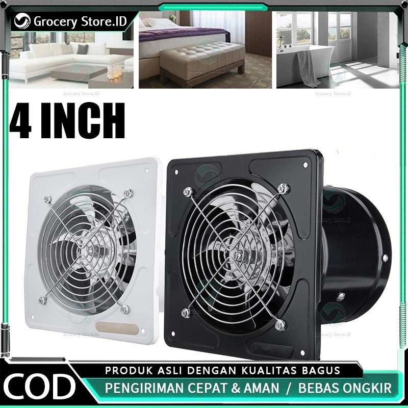 Exhaust Fan Dinding / Kipas Angin Hexos Exhaust fan 6/8/10/12 inch wall-mounted ventilation fan mute