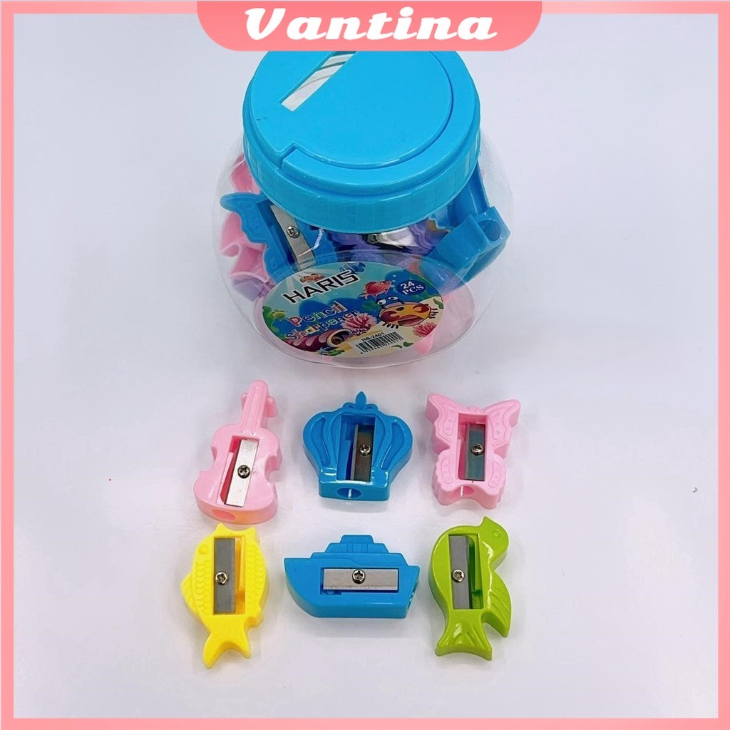 

(24pcs)Serutan Toples Mix / rautan toples/ penyerut / sharpener kecil campur random