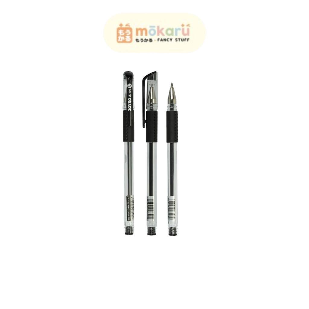 

Joyko Pulpen Gel Pen JK-100 Black Hitam 0.5mm Murah