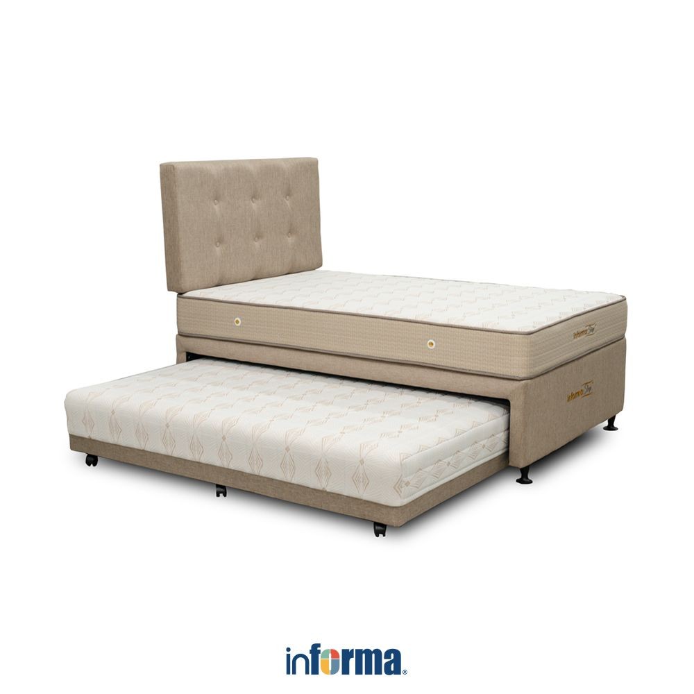 Informa Sleep 120x200 cm Briss Tempat Tidur 3 In 1 - Cokelat Bed Ranjang Kasur Perabot Tidur Furnitu