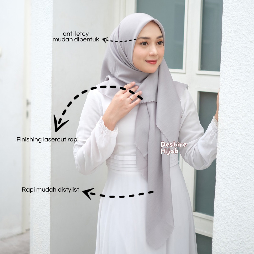 SEGIEMPAT PARIS PREMIUM 120x120 SYARI / HIJAB PARIS SQUARE HIJAB ANTI LETOY COTTON VOAL JAHIT TEPI