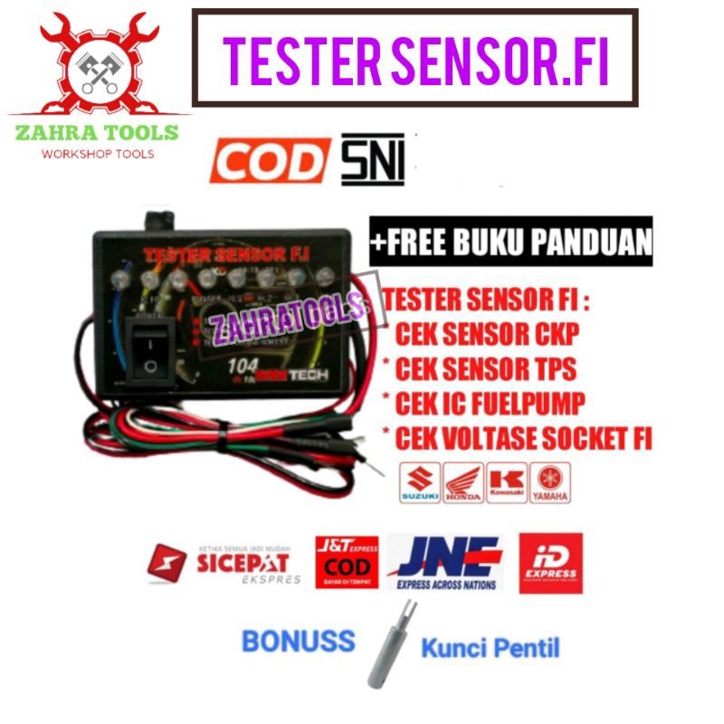 Multitester tester sensor fi Alat cek sensor CKP IC fuelpump tps