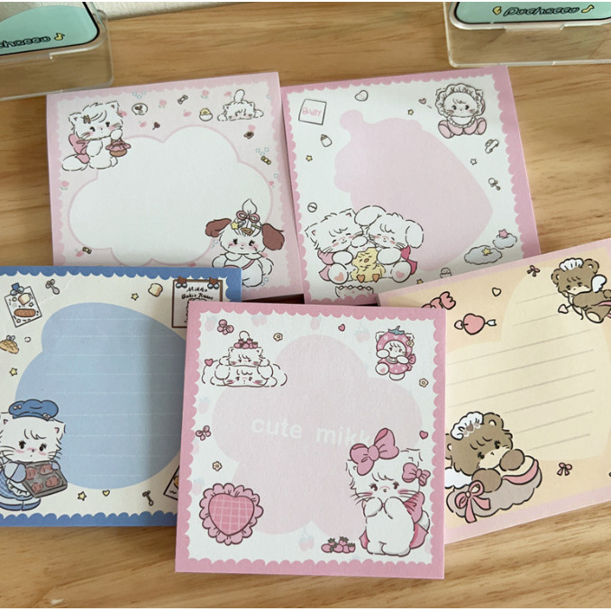 

Sticky Notes Kertas Tempel Motif Puppy Memo Mini Karakter