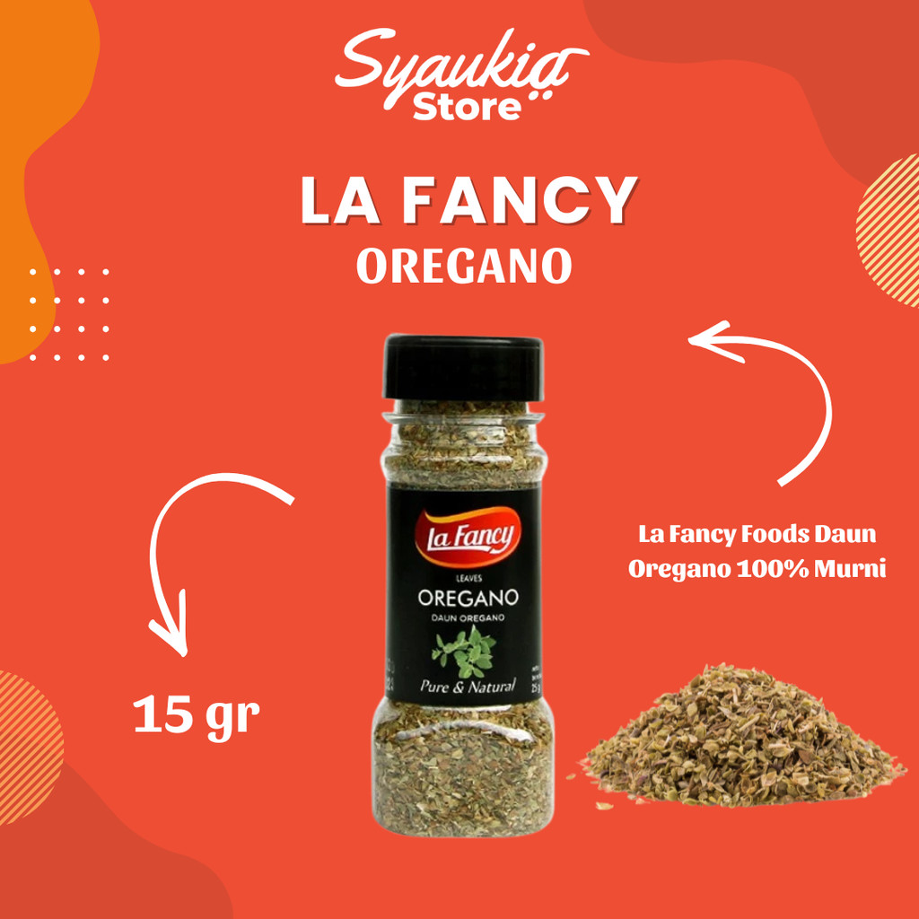 

La Fancy Foods Daun Oregano 100% Murni 15g Syakia Store