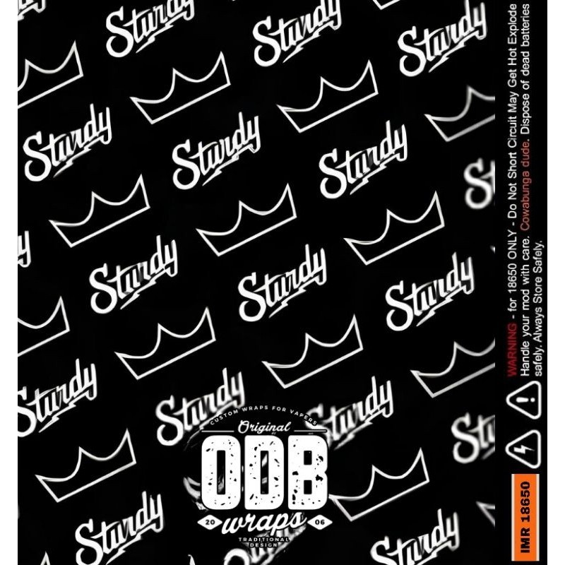 

MARKASDECAL - Pelindung Baterai - Stikerskin Wrap Baterai 18650 Motif Odb Series V5 Full Motif Dan Anti gores