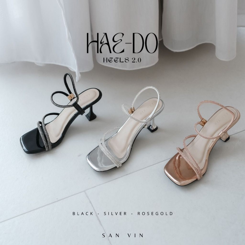 HAE-DO Heels 7cm/heels sanvin premium elegant/sanvin shoes basic heels 7cm/sanvin shoes casual heels