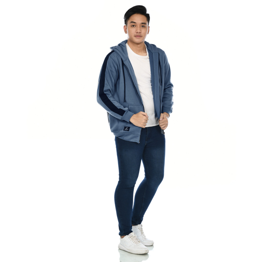 Jaket Sletting jumbo Hoodie List size M L XL XXL XXXL bigsize jumbo besar big pria dan wanita jaket 