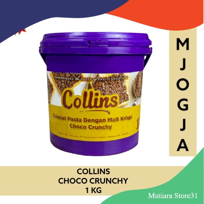 

Collins Choco Crunchy 1kg / Coklat Pasta Dengan Malt Krispy