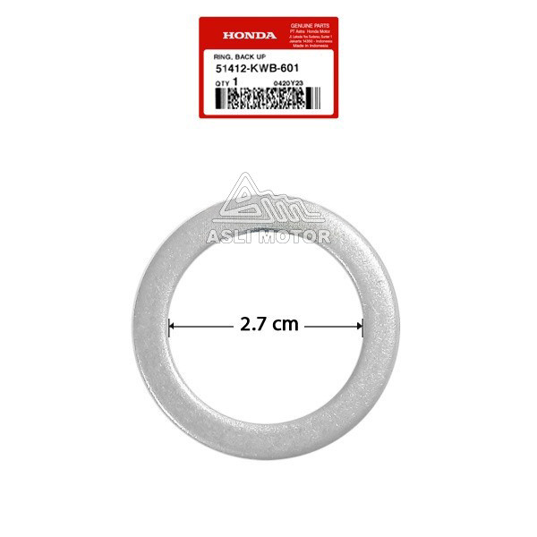 51412-KWB-601 Ring Back Up Shock Depan Revo 110 Beat Fi Vario 125 150