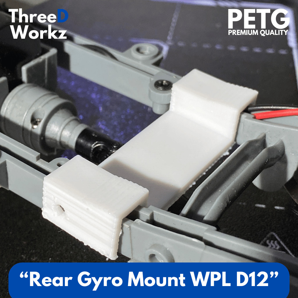 TEMPAT GYRO BELAKANG/REAR GYRO MOUNT UNTUK RC WPL D12 1:10