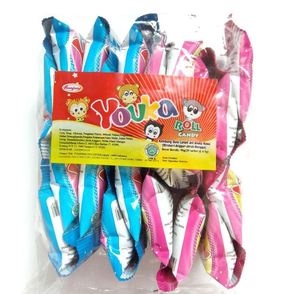 

20pcs Ranjani Youka Roll Candy pak