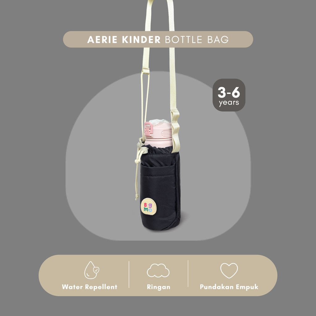 Bigmo Aerie Kinder Bottle Bag Charcoal