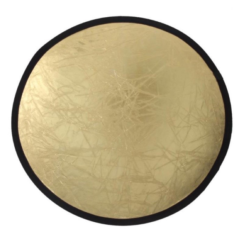 (GTT) Reflector Fotografi 2in1 Reflektor Fotografi 60cm Reflektor Cahaya Portabel Reflector Cahaya M
