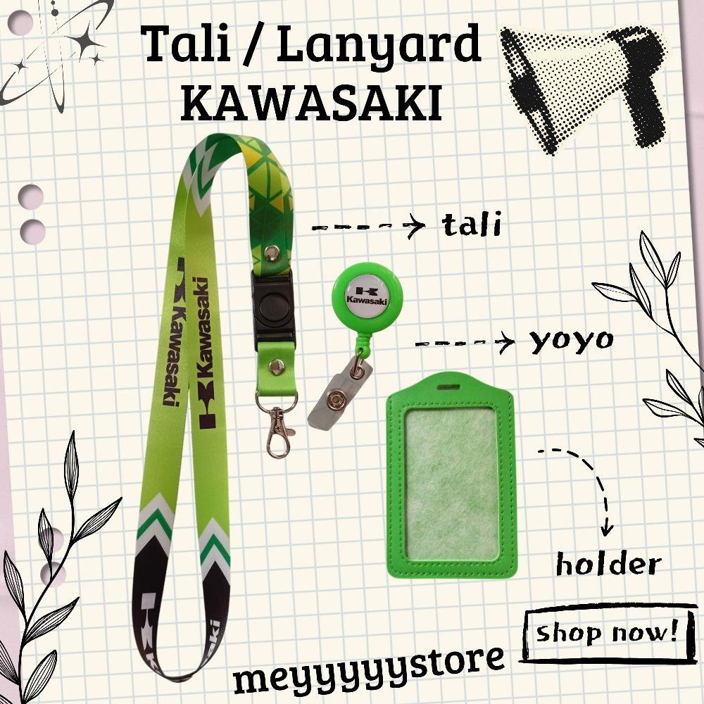

READYYY Tali ID CARD KAWASAKI / Lanyard KAWASAKI [STOCK MELIMPAH] Termurahhh Harga Grosir!