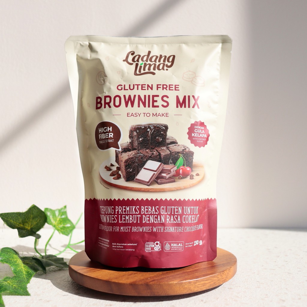 

230g Tepung Premix Brownies Gluten Free - Ladang Lima