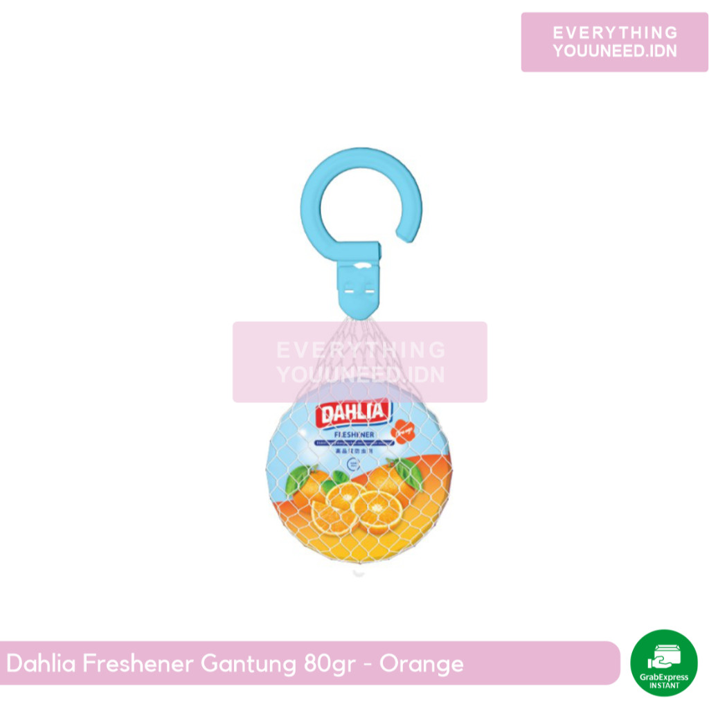 DAHLIA Kamper / Freshener Gantung 80gr - Orange