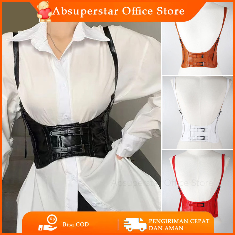 OBI-Ikat Pinggang Wanita Obi Belt / Gesper Wanita Bahan Kulit Elastis