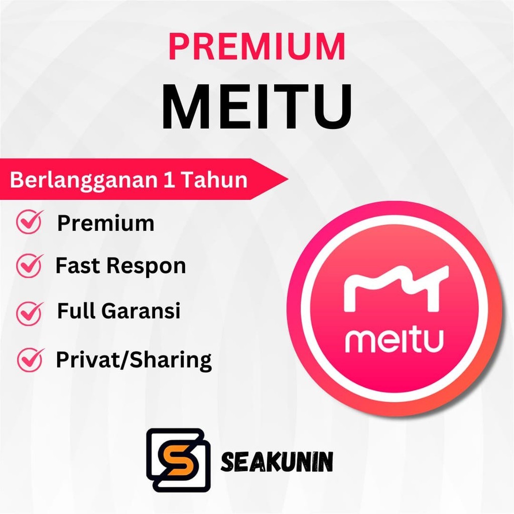 Meitu Pro Premium 1 Tahun For All Device [IOS & Android]