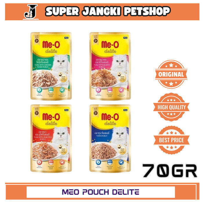 Meo Delite premium cat pouch 70gr