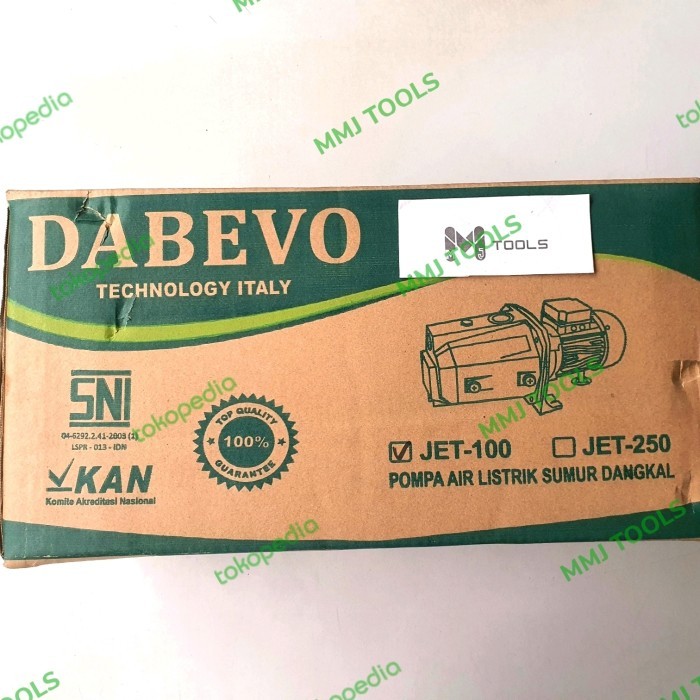 Pompa Air Semi Jet DABEVO JET 100 - Pompa Semi Jet DABEVO JET 100