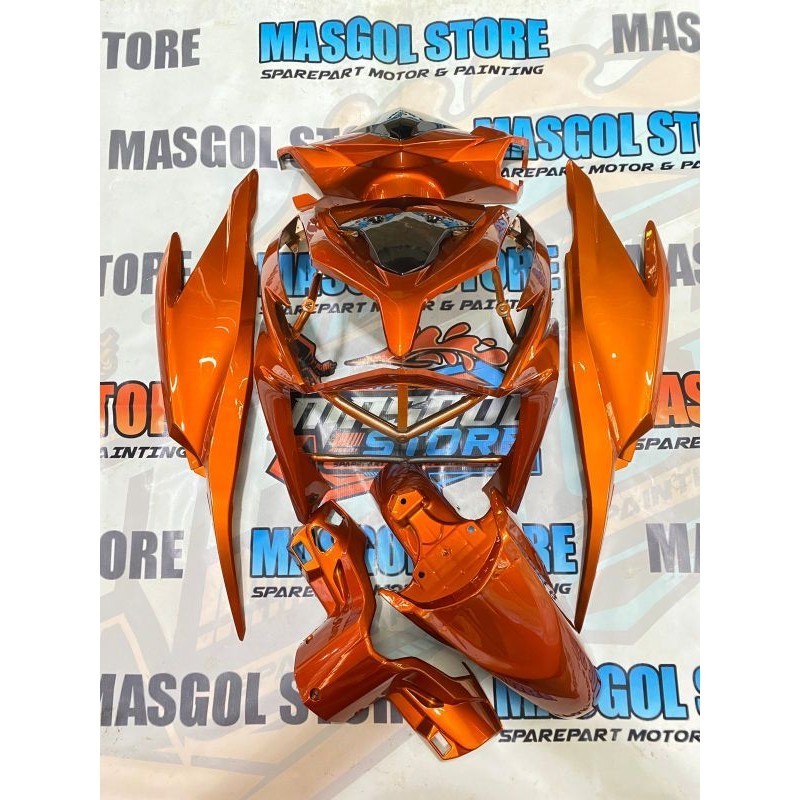 Cover body Halus Vario 125 old KZR Orange Candy