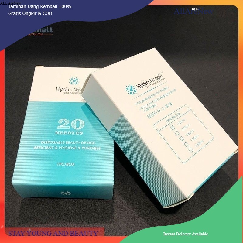 [AllAreNew] hydra needle 20 pin stamp injeksi serum meso hydro needle jarum hydra skin booster injek