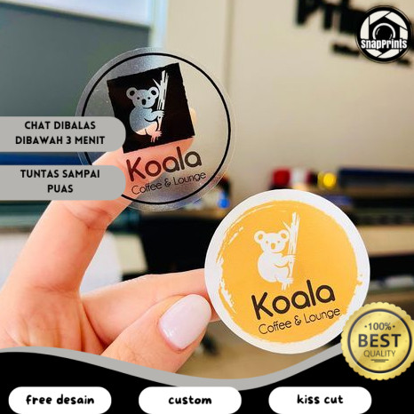 

SP SBV 2-7 Print Cetak Stiker Logo Olshop Custom Sticker Label Makanan Anti Air Free Desain