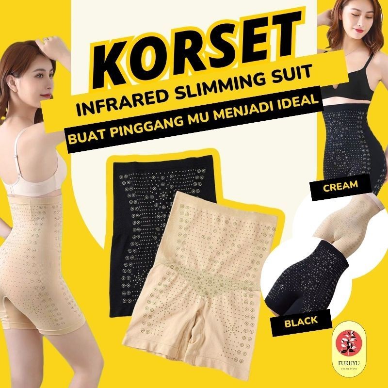 korset corset cd celana dalam alat pengencang pantat paha pelangsing pinggang badan stagen KORSET IN