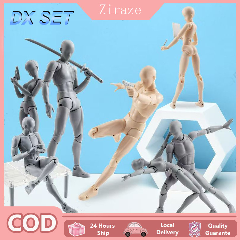 【COD】Figuarts Body Kun / Chan DX Set Mannequin Action Figure Model - Action Figure Mannequin Model, 