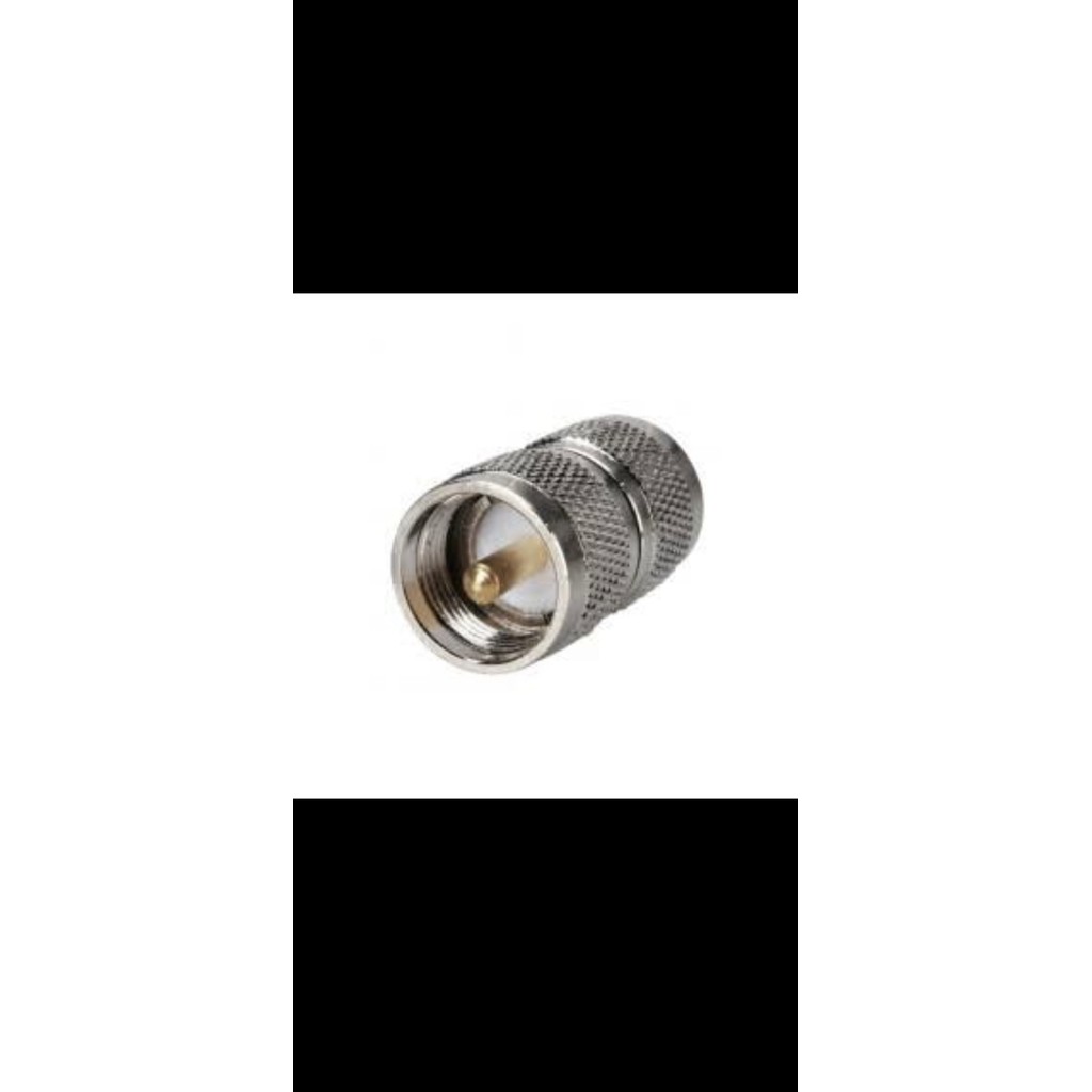 Konektor Conector Adapter UHF male to UHF male Gold pin High Quality