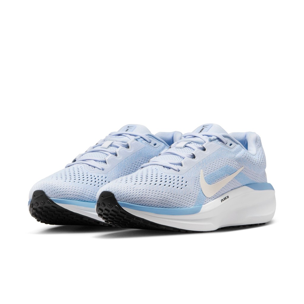 NIKE Women Running Winflo 11 Road Grey/Pale Ivory-Psychic Blue ORIGINAL Sepatu Lari Wanita