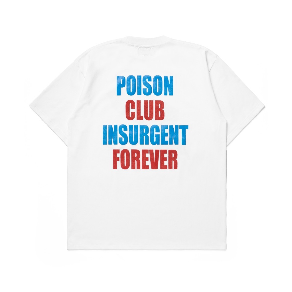 Poison Forever x Insurgent Club - Tshirt Post Nostalgia White