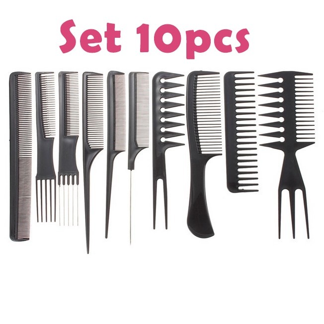 Sisir Salon Paket 10 set YS-254 Sisir Barbershop Paket Sisir 10pc