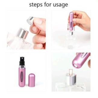 

BOTOL PARFUM KAPSUL TRAVEL MINI REFILL ISI ULANG 5 ML - HW