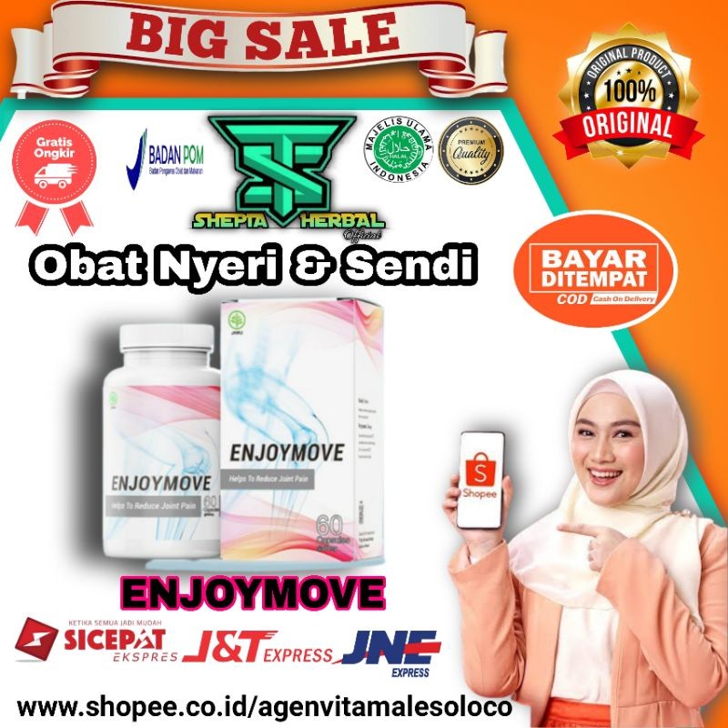 ENJOYMOVE - Enjoymove Asli Original Obat Syaraf Kejepit & Nyeri Sendi