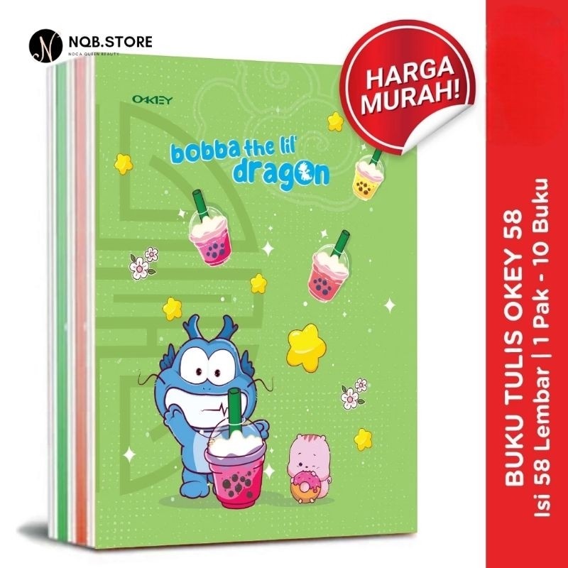

Buku Tulis Okey 58 Lembar Isi 10 Buku