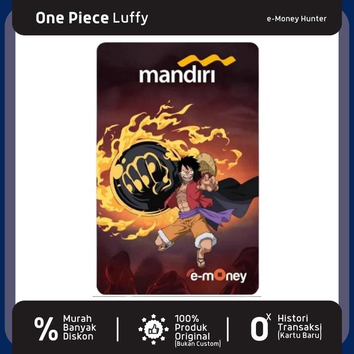 e-Money One Piece Limited Edition eToll eMoney Mandiri OnePiece NFC Kartu Uang Elektronik - Logo One