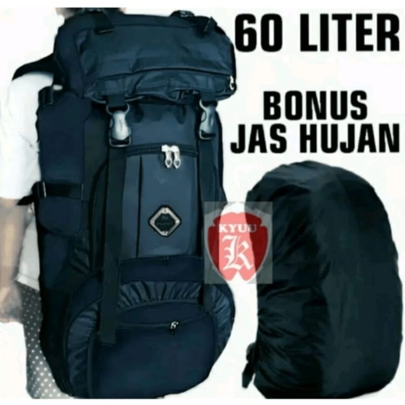 [PREMIUM ORIGINAL] Tas Gunung Carrier Murah Tas Ransel gunung 60 Liter Tas Camping  Tas Hiking Tas O