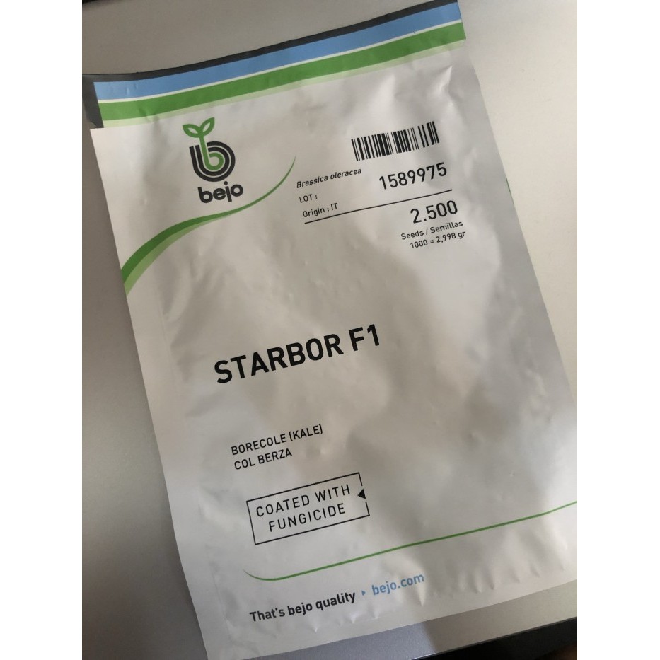Benih / bibit Kale Curly Bejo Seed STARBOR F1 2500 pills - Kale Chuner