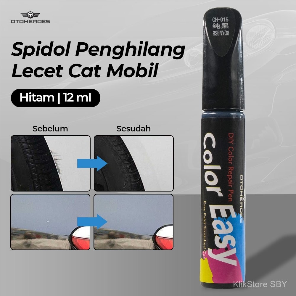 

OTOHEROES ColorEasy Cat Penghilang Baret Mobil Scratch Paint 12ml - BS-1 / CH-015 / YS-312 / HOS-25