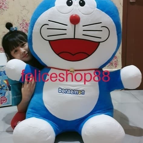 promo  -boneka doraemon super besar/super jumbo/super giant
