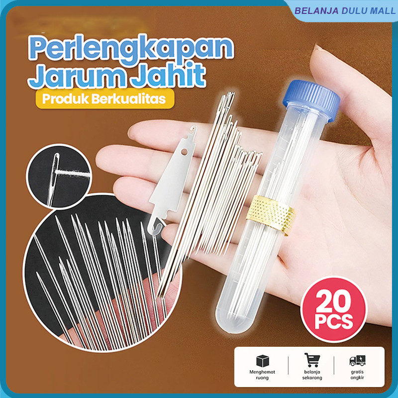 Jarum Jahit Tangan Diperpanjang, Jarum Panjang, Jarum Selimut Tebal Besar, Jarum Pakaian Jahit Tanga