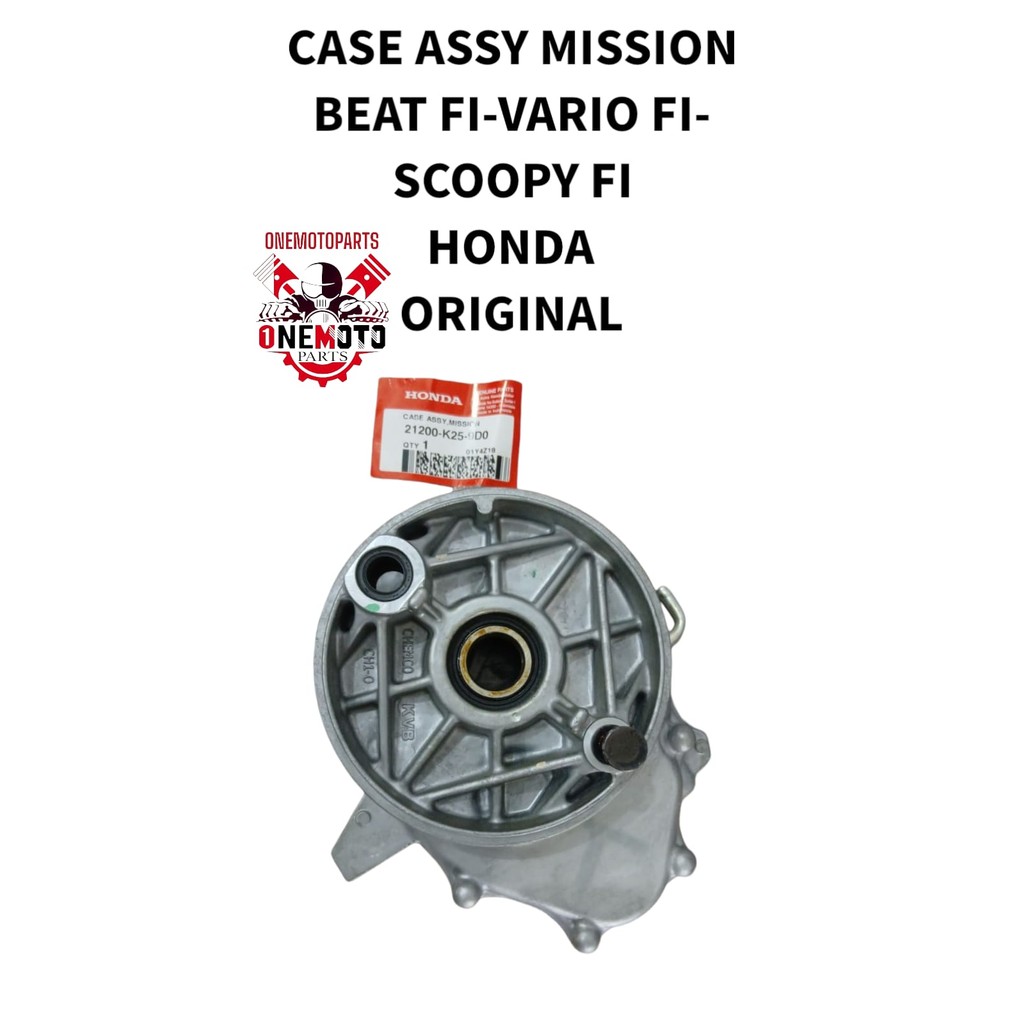 CASE ASSY MISSION BEAT VARIO SCOOPY FI HONDA 21200-K25-9D0 ORIGINAL