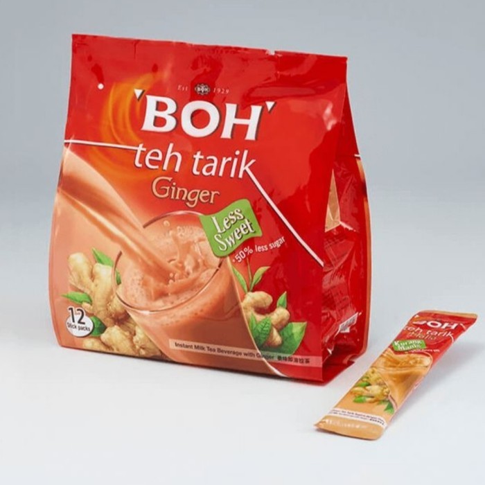 boh teh tarik Malaysia ginger less sugar halia